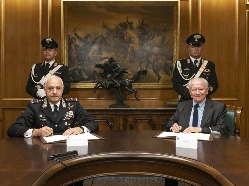 Carabinieri e Touring Club Italiano firmano un protocollo d’intesa per l’ambiente