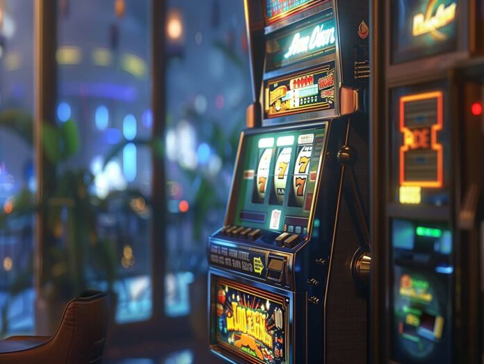 slot machine bar