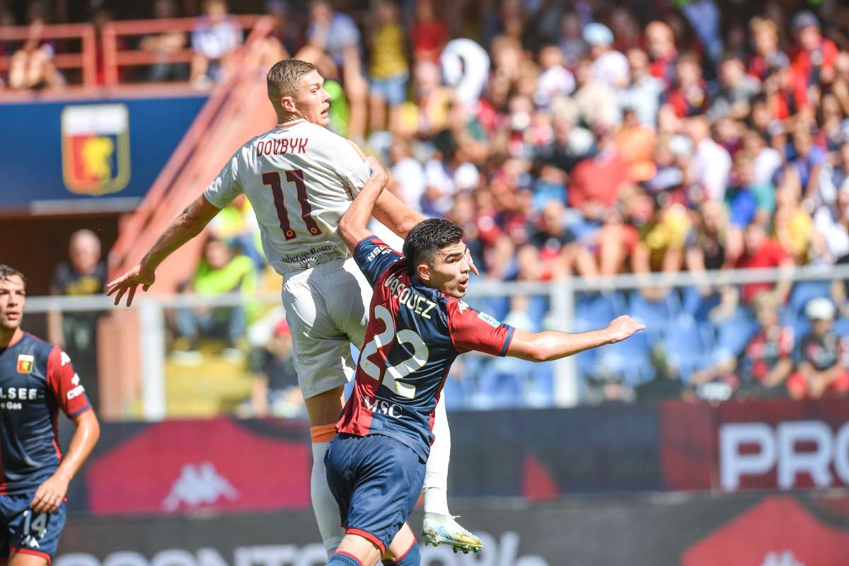 calcio: roma - genova