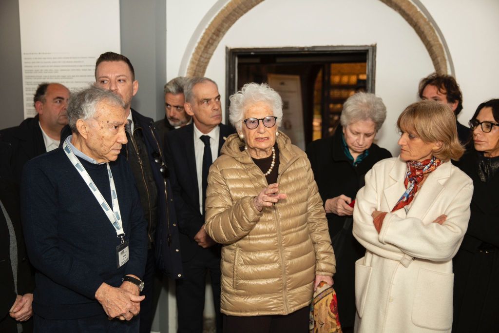 Roma, Liliana Segre oggi in visita alla Fondazione Museo della Shoah